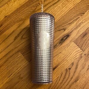 Starbucks Silver Disco Grid Tumbler 2020 Holiday